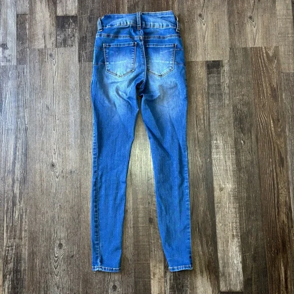 S.O.N.G Long Women's High Rise Blue Jeans - Picture 2 of 4